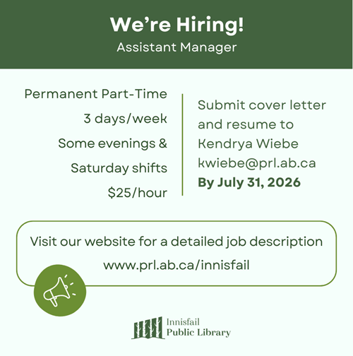 We're Hiring! Assistant Manager