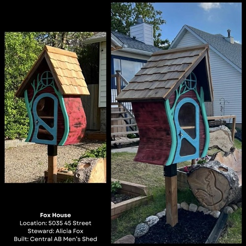 Free Little Library the Fox House